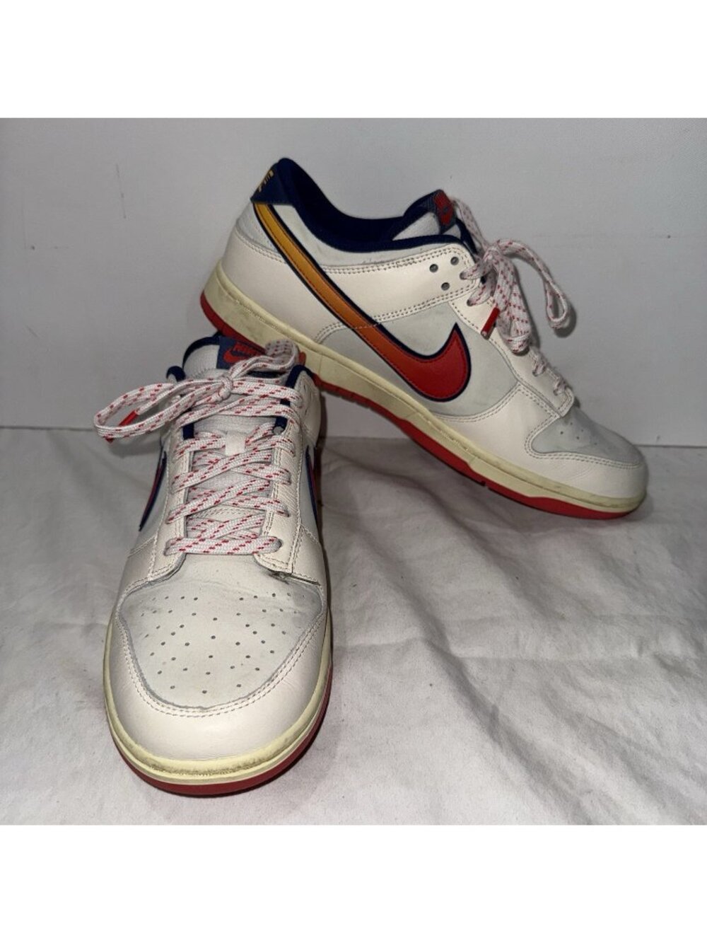 Nike Dunk Low Retro Pack HV5749-110 White Red Blue Men’s Size 11.5